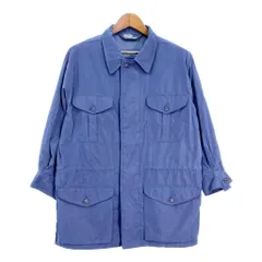 90年代 Polo by Ralph Lauren ポロ ラルフローレン スムースポリ ハーフコート ネイビー (メンズ M) 中古 古着 S7932