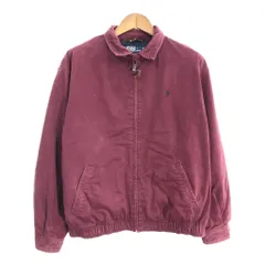 Polo by Ralph Lauren ポロ ラルフローレン スイングトップ ワインレッド (メンズ L) 中古 古着 S8036