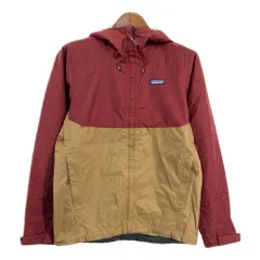 patagonia パタゴニア トレントシェル マウンテンパーカー アウトドア バイカラー ベージュ (メンズ S) 中古 古着 S8055のサムネイル