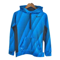 NIKE ナイキ ドライストレッチパーカー スポーツ ブルー (メンズ S) 中古 古着 S8568のサムネイル