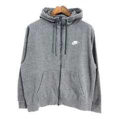 NIKE ナイキ スウェット フルジップ パーカー スポーツ グレー (メンズ L) 中古 古着 S8569のサムネイル