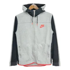 NIKE ナイキ フルジップ パーカー スポーツ グレー (メンズ M) 中古 古着 S8606