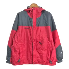 Columbia コロンビア マウンテンパーカー アウトドア レッド (メンズ L) 中古 古着 S8633