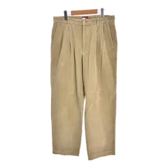 90年代 TOMMY HILFIGER トミーヒルフィガー 2タック コーデュロイパンツ ブラウン (メンズ W34 L30) 中古 古着 S8786のサムネイル
