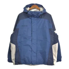 Columbia コロンビア マウンテンパーカー アウトドア ネイビー (メンズ XL) 中古 古着 S8901