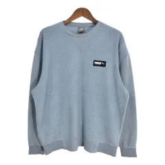 PUMA プーマ パイルスウェット スポーツ ライトブルー (メンズ XL) 中古 古着 S9343