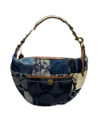 コーチ ショルダーバッグ 肩掛け シグネチャー パッチワーク デニム 10019 レディース COACH