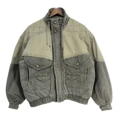 NORTHWEST コットン 中綿 ブルゾンジャケット グレー (メンズ XL) 中古 古着 S9654