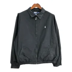 Polo by Ralph Lauren ポロ ラルフローレン スイングトップ ブラック (メンズ XL) 中古 古着 T0035