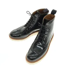 【中古】グレンソン GRENSON パテント レザー ブーツ ブラック【サイズ6】【メンズ】のサムネイル