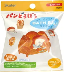 新品 スケーター(Skater) マスコット入り 入浴剤 バスボール バスボム BOXセット 20個入 パンどろぼう SET1063-A