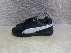 210 PUMA プーマ キング ブラック サッカーシューズ キッズ 子供靴 ジュニア 中古 靴