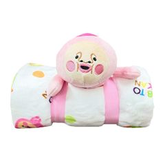 신품 코비토즈칸 카쿠레모모지리 봉제 인형 담요 약 H70cm × W100cm