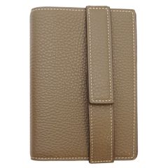 未使用に近い Kitamura キタムラ 二つ折り財布 バイフォールド レザー