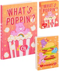 新品 ピースリラックス(PieceRelax) 200ピース A6手帳パズル ノート付き 【ケアベア＿いただきます！】(11X15cm) プラ製 ジグソーパズル ノートカバー おしゃれ プレゼント [YB1051]