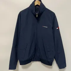 L Tommy Hilfiger トミーヒルフィガー ウィンドブレーカー ネイビー