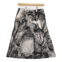 marimekko simpukka コットン ロングスカート ベージュ ブラック レディース マリメッコ【中古】6-0322M∞のサムネイル