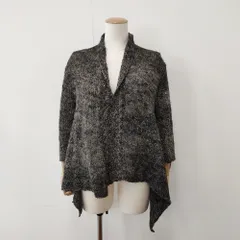 nest Robe リネン ボレロ ピン付き 01093-0221 カーディガン ブラック ベージュ レディース ネストローブ【中古】6-0322M◎のサムネイル