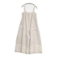 タグ付き MAX&Co. サロペット 38 M 麻 ストライプ ホワイト - メルカリ