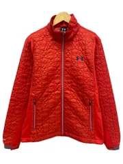 UNDER ARMOUR (アンダーアーマー) ウインドブレーカー 中綿ジャケット ジップアップ 切替 フーディー 2WAY MGF1557 MD オレンジ メンズ/065