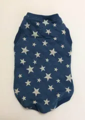 ☆キルトニットStarタンク　ネイビー　ダックスS　ハンドメイド　犬服☆