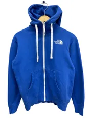 THE NORTH FACE (ザノースフェイス) フルジップパーカー フーディー ロゴ刺繡 NT35171 XS ブルー メンズ/065