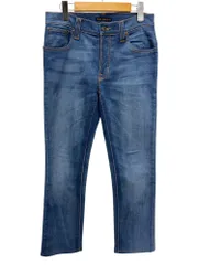 NUDIE JEANS (ヌーディージーンズ) THIN FINN シンフォン デニムパンツ ストレッチ加工 イタリア製 NJ3561 W30L32 ブルー メンズ/065