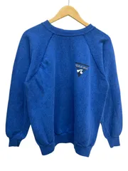 古着 プリントスエット トレーナー メランジ HAWAII ハワイ サイズ表記消え ブルー メンズ/028