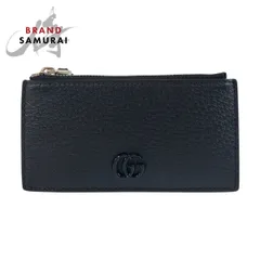 超美品 GUCCI グッチ ダブルG 男女兼用 ブラック 黒 シルバー金具 722726 コインケース フラグメントケース カードケース メンズ 504161【中古】