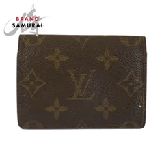LOUIS VUITTON ルイヴィトン モノグラム ブラウン PVC M62920 名刺入れ カードケース レディース 601047【中古】