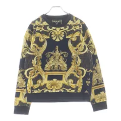 FENDI (フェンディ) ×VERSACE FENDACE ヴェルサーチ フェンダーチェ ズッカ メデューサ バロック総柄プリント クルーネック プルオーバー スウェット トレーナー FY0178 AKE1のサムネイル