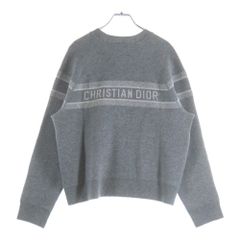 Christian Dior 背中ロゴ オブリーク カシミア混ニット セーター
