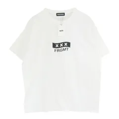 GOD SELECTION XXX ゴッドセレクション GX-S25-12FST-05 FRAGMENT T-Shirt フラグメント Tシャツ ホワイト系 XL【新古品】【未使用】【中古】