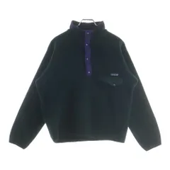 PATAGONIA (パタゴニア) 90s Rタグ スナップT プルオーバーフリース グリーン/パープル