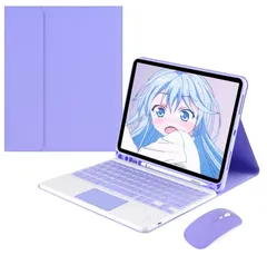 新品 人気 iPad Pro 11 第4世代 2022 キーボードケース マウス付き タッチパッド搭載 2021 第3世代/ 2020 第2世代/ 2018 第1世代 ペンシルホルダー付き 脱着式 Bluetooth キーボード ペンシル充電対応 可愛い 軽量