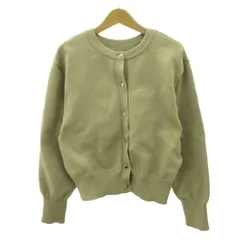 グリーンレーベルリラクシング ユナイテッドアローズ green label relaxing ニット カーディガン ショート丈 長袖 ベージュ 1002 ■YHS5