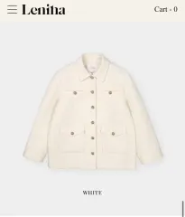 (新品) LENINA ウール ダブル ポケット ジャケット