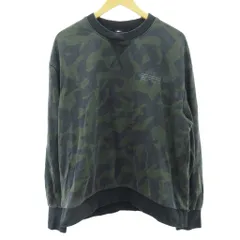 ナイキ NIKE カモ柄 スウェット トレーナー カーキ系 L cd0436-475 ■YHS3