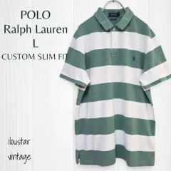 POLO RALPH LAUREN(ポロラルフローレン) ポロシャツ 半袖Tシャツ ストライプ サイズL