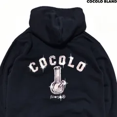 希少✨️ココロブランド 両面プリントロゴ パーカー フーディ カーキ XXLサイズ 希少 ココロブランド パーカー スモーク ビッグシルエット 両面