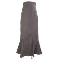 スナイデル SNIDEL 21SS ハイウエストヘムフレアスカート SWFS211132 ロング 1 M相当 モカ /X