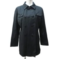 23区 オンワード樫山 トレンチコート ジャケット コットン ダブル 38 約M 灰 グレー 系 ■YHS11 1229