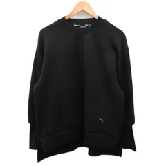 プーマ PUMA STUDIO トレーナー スウェット ロゴ 523535-01 黒 ブラック M