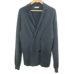 ユナイテッドアローズ UNITED ARROWS 21AW ４ボタン ダブル ウールニット ジャケット L チャコールグレー 1115-199-0044 /X