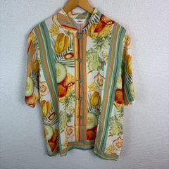 ジャンセン 総柄 半袖ポロシャツ トロピカル 南国 個性 ボタニカル 