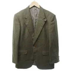 バーバリーズ Burberrys ヴィンテージ テーラードジャケット ブレザー ロゴボタン 2B センターベント 総裏地 ウール ベージュ 約M IBO85 0105