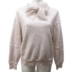 ジルスチュアート JILL STUART トレーナー スウェット カットソー リボン FR ピンク ベージュ 系 IBO87 0207のサムネイル