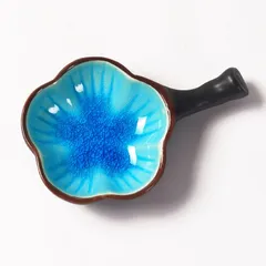 書道 持ち運び 水彩 ミニ筆置き 筆置き 習字 すずり 円 ミニ (水色) コンパクト 墨池 硯