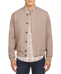【送料無料】 ダナ キャラン ニューヨーク メンズ ジャケット・ブルゾン アウター Mens Cooper Bomber Jacket Taupeのサムネイル