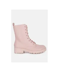 ロンドンラグ レディース シューズ ブーツ・レインブーツ London Rag Womens Geneva high top boot Pink ピンク